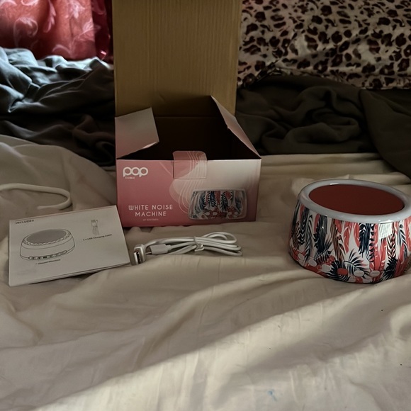 Pop Sonic White noise machine pink and blue feathers - Picture 5 of 5